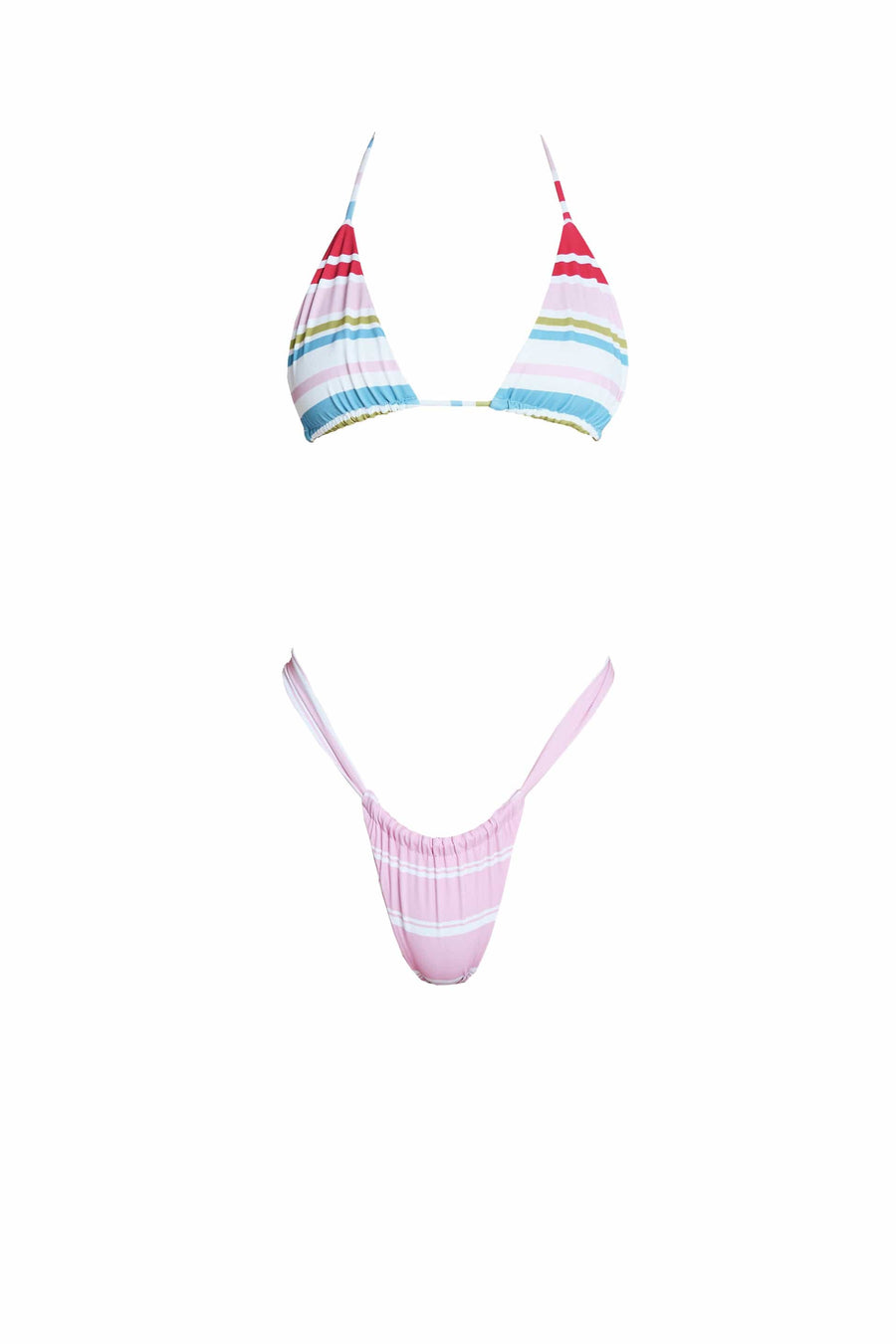 AMORE bottoms - candy stripe  -  SWIM BOTTOMS  -  B Ā M B A S W I M